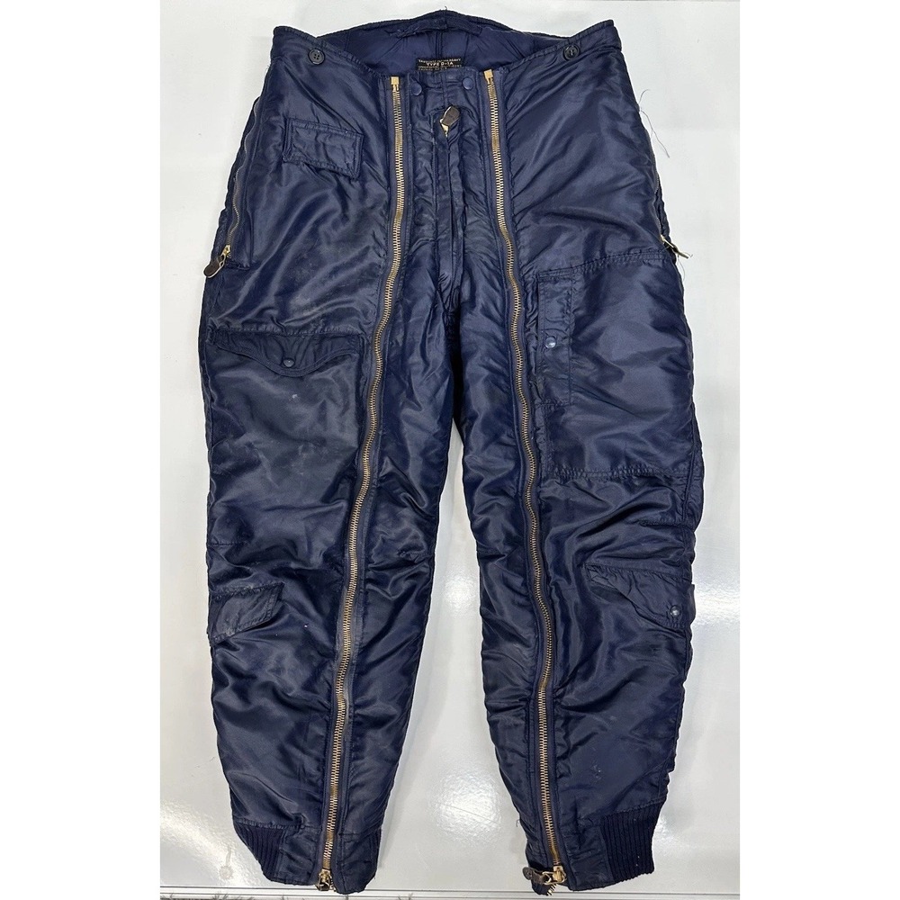 Vintage USAF Flight‎ Trousers D-1A Sky Blue Korean War Era Sigmund Eisner 36